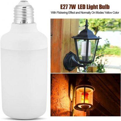 LED žiarovka s efektom plameňa