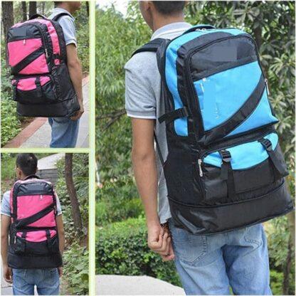 60L vodotesné muži nylon batoh