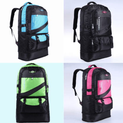 60L vodotesné muži nylon batoh