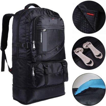 60L vodotesné muži nylon batoh