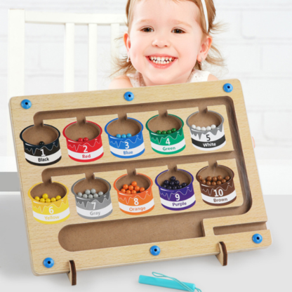 MontessoriMagnet hra na triedenie farieb