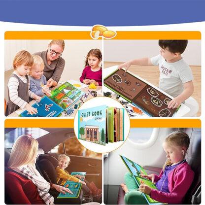 Montessori kniha s opakovane použiteľnými nálepkami