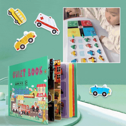 Montessori kniha s opakovane použiteľnými nálepkami