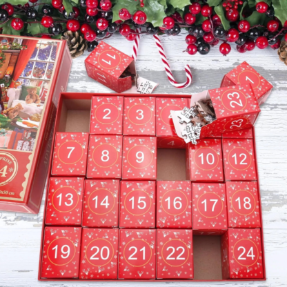 Adventný kalendár s puzzle (1008 ks)